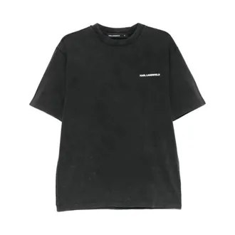 Karl Lagerfeld Uomo, Top, Grigio, M, new