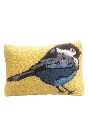 R16 Home Chickadee Throw Pillow in Yellow/Blue at Nordstrom Rack