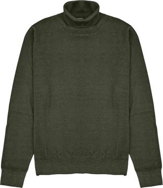 Gran Sasso Turtleneck Trui - Heren - Coltruien - Groen - S - Wol - Truien & Vesten