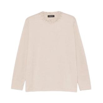 Fabiana Filippi Dames, Truien, Beige, Maat: XS Katoen