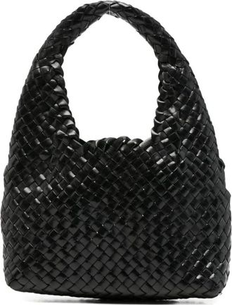 Maneb&igrave; Shoulder Bags, female, Black, Size: ONE SIZE Knot Tote
