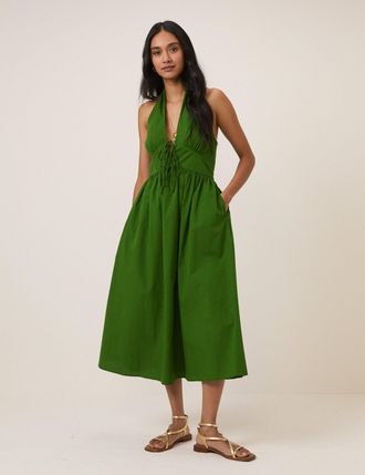 Nobody's Child Lilijana Halter Midi Dress