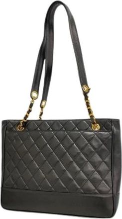 Chanel Pre-owned Tote Bags, female, Black, Size: ONE SIZE Pre-owned Vintage Tote Bag