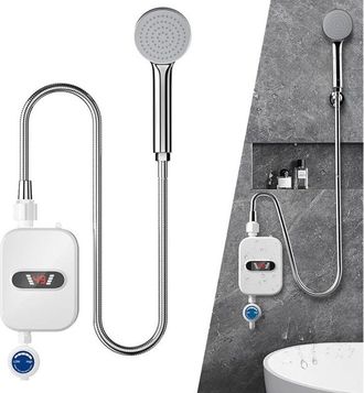 OEM Calentador De Agua Instant&aacute;neo De 3500 W Y 220 V - Pantalla Led - Incluye Manguera Y Cabezal De Ducha - Para Ba&ntilde;o Y Cocina