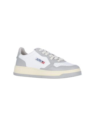 Autry Leather Colorblock Sneaker - White