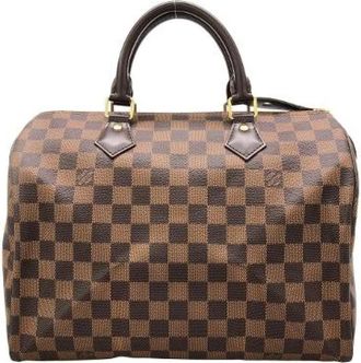Louis Vuitton Pre-owned Damier Boston Bag - Dames - Vintage Handtas - Bruin - ONE Size - Vintage