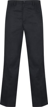 Generic JMA Trading Mens Smart Rugby Pants, Gents Full Elasticated Waist Band Casual Stretchy Bottoms Straight Leg Formal Office Work Trousers (Navy, 44W/29L)