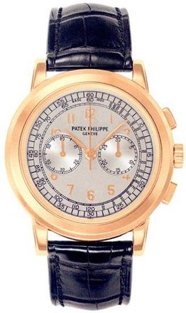 Patek Philippe Pre-owned Patek Philippe Complicated Chronograph 18kt Rose Gold Mens Watch 5070R