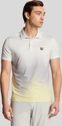 Lyle & Scott Lyle And Scott Mens Gradient Polo Shirt - White - Size: 42