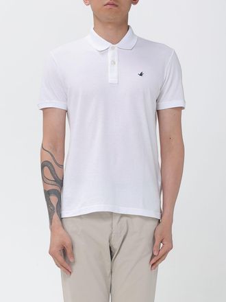 Brooksfield Polo in cotone basic con logo Brooksfield