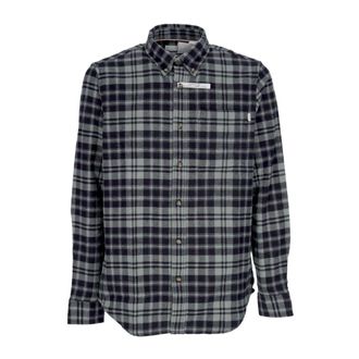 Timberland Heren, Overhemden, Zwart, Maat: M Flanel