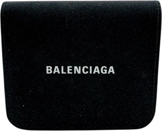 Balenciaga Black Leather Wallet (Bi-Fold) (Pre-Owned)