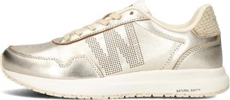 Woden Nora Sneakers - Dames - Sneakers - Geel - 38 EU - Leer - Schoenen