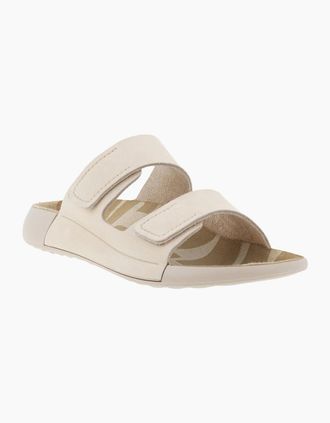 Ecco Womens ECCO Womens Cozmo Flat Leather Sandals - Tan - Size: 6.5 - 7 uk 40eu