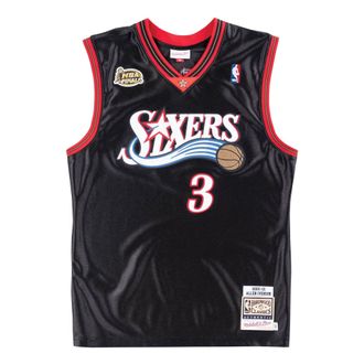 Mitchell & Ness x NBA Philadelphia 76ers 2000-01 Road Finals Jerseys Allen Iverson 3 AJY4GS18104-P76BLCK00AIV