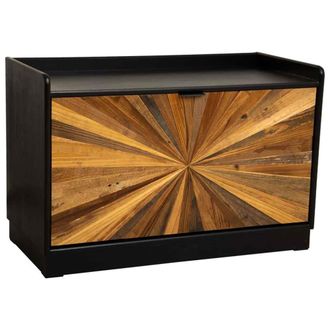 Wanderlust Deco Zapatero de madera recuperada marr&oacute;n 80x38x53h cm