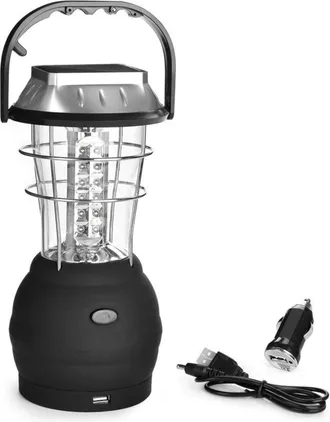 OEM Lanterna Solare, Lampada Da Campeggio A Led Ultra Luminosa, 2 Modalit&agrave; Di Illuminazione Regolabili, 5 Metodi Di Ricarica, Con Dinamo A Manovella, Luce