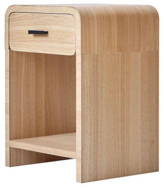 Nordlys Bedside Table Night Stand Design in Wood in Brown