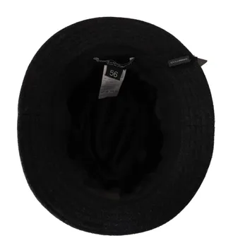 Dolce & Gabbana Womens Virgin Wool & Cashmere Fedora Gray Fedoras