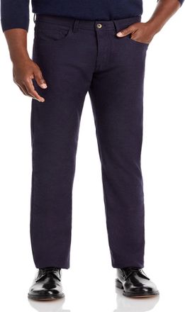 The Men's Store at Bloomingdale's Mens Flannel Tailored Fit Pants In Blue