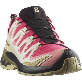 Salomon Laufschuh SALOMON XA PRO 3D V9 GORE-TEX W, Damen, Gr. 37, gr&uuml;n (rouge rot, vanilla ice, martini olive), Synthetik, Textil, Schuhe Laufschuh, wasserdic
