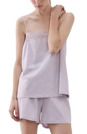 Mango Cotton Camisole in Lilac at Nordstrom, Size Medium