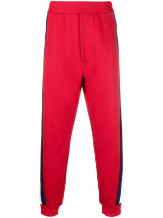 Dsquared2 striped cotton-blend track pants