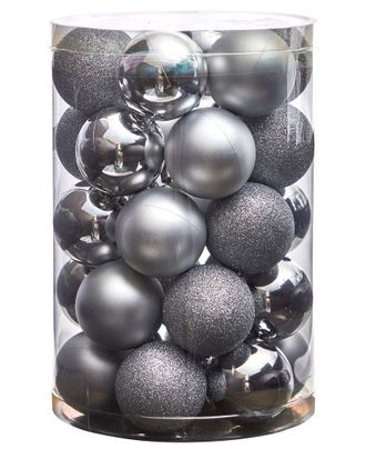 Nearly Natural Set Of 30 Shatterproof Ornaments