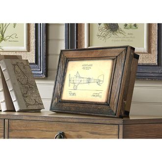 American Furniture Classics Model 8X10DW8 Picture Frame with Hidden, Locking Concealment Feature