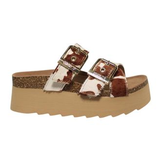 Colors Of California Sliders, female, Brown, Size: 10 US COW Platform