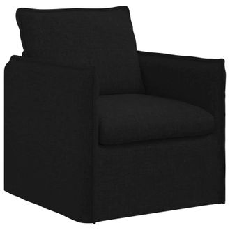 vidaXL Divano Nero 75 X 82 X 85 Cm Tessuto Vidaxl