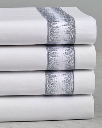 Maurizio Italy Jaws Embroidered Sheet Set
