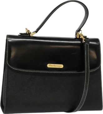 Burberry Pre-owned Handbags, female, Black, Size: ONE SIZE Pre-owned Hand Bag