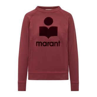 Isabel Marant Millyny Sweatshirt - Dames - Sweatshirts - Rood - 2XS - Katoen - Hoodies & sweatvesten