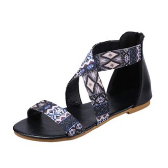 Generic Cocila Walking Sandals For Women Uk Leisure Fashion Breathable Outdoor Shoes Flat WomenS Casual Black, 5 Wide Fit Size 4 Plantar Fasciitis Soft White 