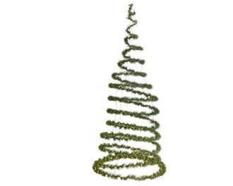 Kaemingk Rbol De Navidad Espiral Verde Luminoso Para Colgar Tenue 97 Cm