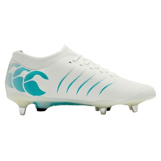 Canterbury Of New Zealand Phoenix 2.0 Elite rugby schoenen voor heren, voor zachte ondergrond (Wit, Groen)