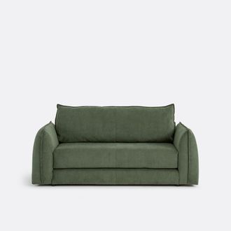 La Redoute Interieurs 2-zits slaapbank van fijn ribfluweel, TIKI