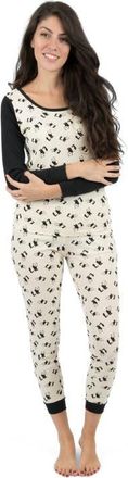 Leveret Womens Cotton Matching Family Pajamas, Dream Weaver Prints in Panda at Nordstrom, Size X-Large