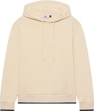 GCDS Hoodie met logo-opdruk - Dames - Hoodies - Wit - S - Katoen - Hoodies & sweatvesten