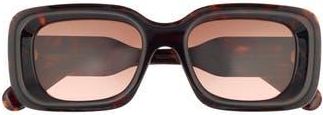 Chlo&eacute; 51mm Square Sunglasses in Havana Havana Copper at Nordstrom Rack