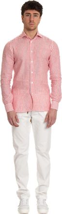 Borriello Striped Linen Tailored Shirt