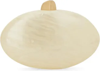 Cult Gaia Womens Clutch Eviana Ivory Acrylic Bags
