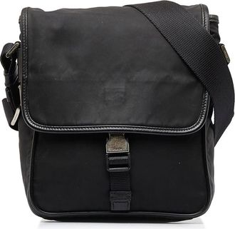 Prada Pre-owned Prada Tessuto Buckle Messenger Bag PBRKC060ENKSDCE0