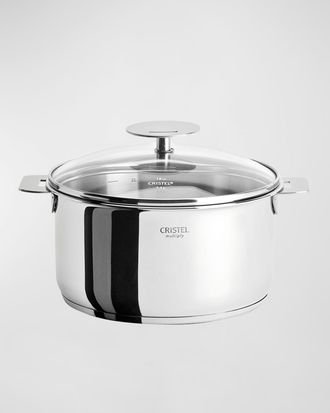 Cristel Casteline Saucepan with Domed Lid, 2.5-Quart
