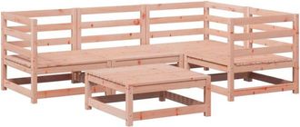 vidaXL 5 Piece Garden Sofa Set Solid Wood Douglas Fir vidaXL