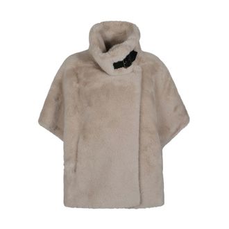 Pinko Pinko, Dames, Jassen, Beige, Maat: 2XS Poliester