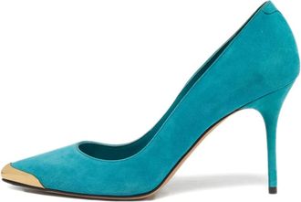 Alexander McQueen Pumps a punta - Blu