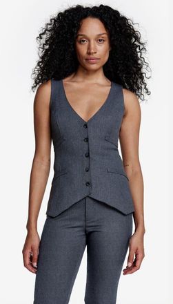 Smythe Waistcoat in Charcoal Grey at Nordstrom, Size 16