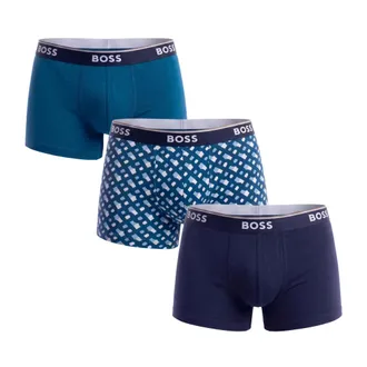 HUGO BOSS Ondergoed, Heren, Veelkleurig, S, Katoen, 3-Pack Trunk Boxers